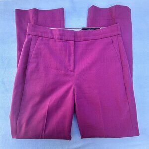 J. Crew Women's Nova Fides Wool Blend Pants Italian Pink Trousers - 4